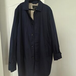 Banana Republic Dark Blue Trench Coat